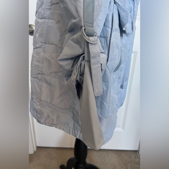 Blanc Noir Camo Anorak Light Blue Rain Jacket - Picture 13 of 15